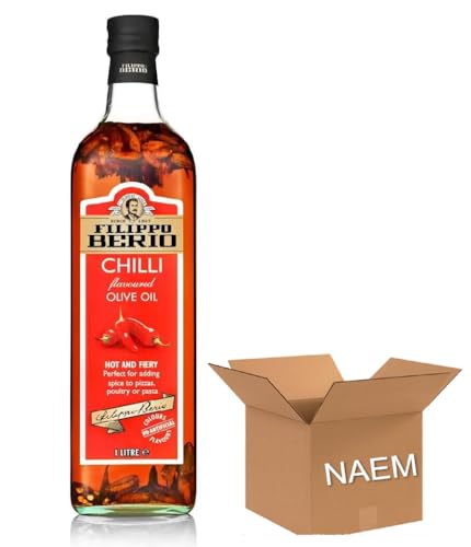 Olive, Chili-Geschmack, natives Öl, 1 l NAEM von NAEM