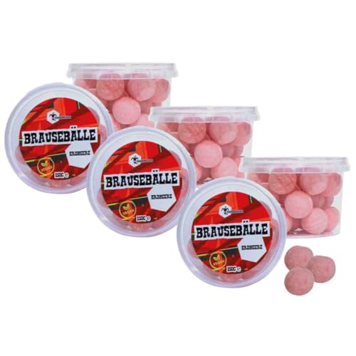 NarrenKraam Brausebälle "Erdbeere" (3 x 150 g) / Kiosk/Süßwaren von NARRENKRAAM