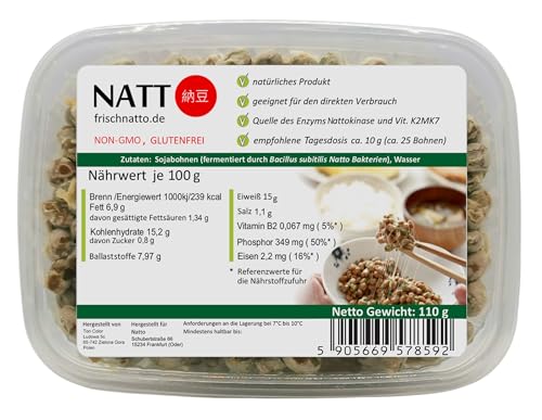 Natto (fermentierte Sojabohnen) - eines der gesündesten Lebensmittel der Welt von NATTO