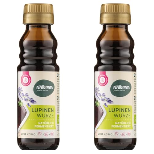 Naturata Bio Lupinenwürze aus Bio Lupinen aus Deutschland, 100ml Flasche (Packung mit 2) von NATURATA mehr als bio