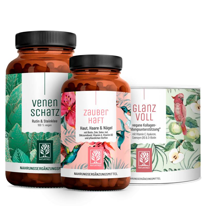 Beauty Paket - Venenschatz, Glanzvoll & Zauberhaft von NATURTREU