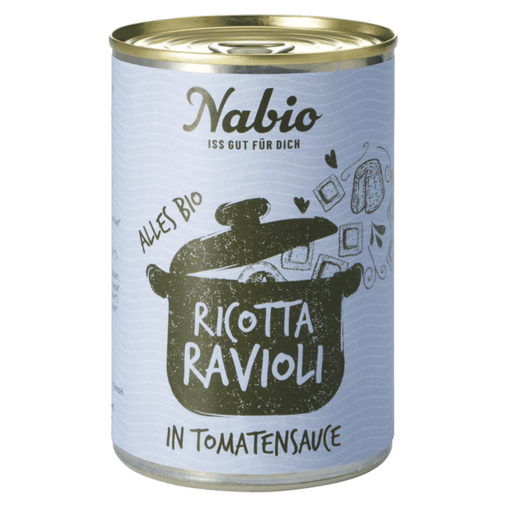 Bio Ravioli in Ricotta-Tomatensauce von NAbio