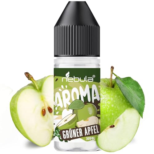 Nebula | GRÜNE APFEL - Lebensmittelaroma, Grüner Apfelgeschmack 30ml | Extrakte - Hohe Qualität von NEBULA vaping lab