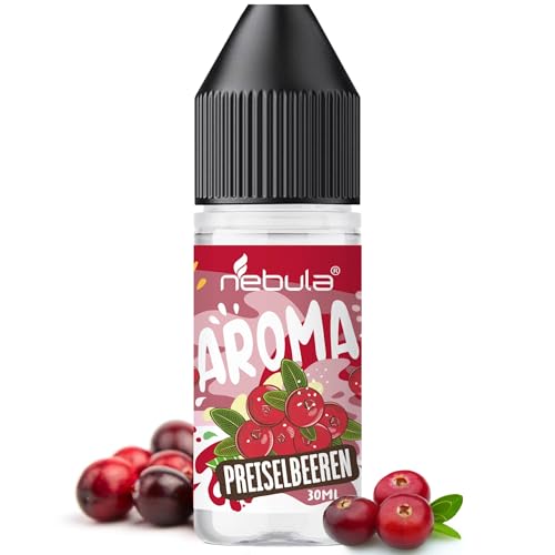 Nebula | PREISELBEEREN - Lebensmittelaroma, Preiselbeergeschmack 30mil | Hochwertig von NEBULA vaping lab