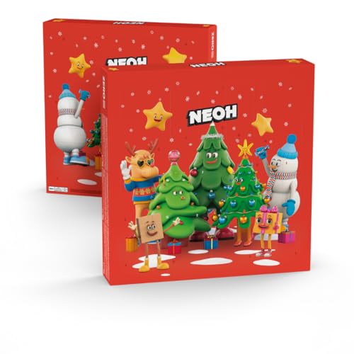 NEOH Adventskalender 2024 | Limitierte Weihnachtsedition | Keto-freundliches und Low-Carb Geschenk | Ohne Zuckerzusatz | Gesunde Alternative zu traditionellen Süßigkeiten | 24 Tage voller Überraschung von NEOH