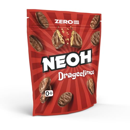 NEOH Drageelinos Schokoladenkekse von RAF Camora | KEIN Zuckerzusatz & frei von Palmöl | 1g Zucker & 100 kcal pro Portion | Keto-freundlich, Low-Carb, ballaststoffreich | 60g x 1 Pack von NEOH