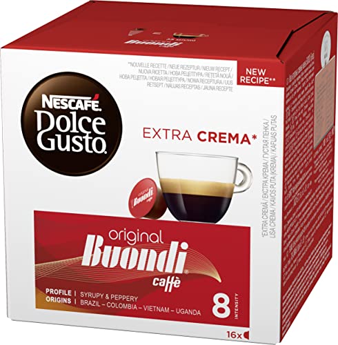 NESCAFÉ DOLCE GUSTO Espresso Buondi Kaffeekapseln 1er Pack (1 x 16 Portionen) von NESCAFÉ DOLCE GUSTO