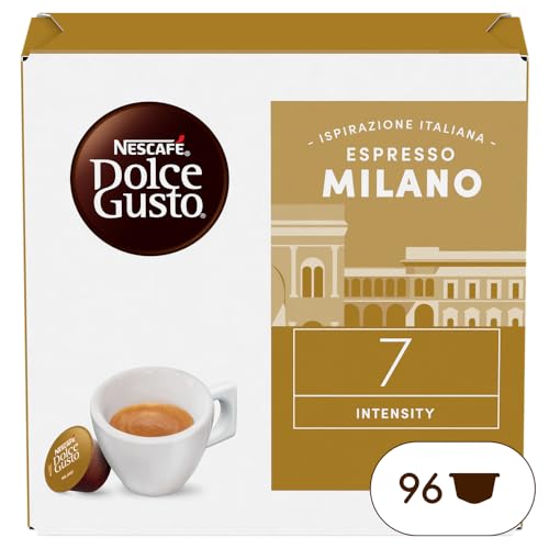 NESCAFÉ DOLCE GUSTO Espresso Milano Caffè, 6 Packungen mit 16 Kapseln (96 Kapseln) von NESCAFÉ DOLCE GUSTO