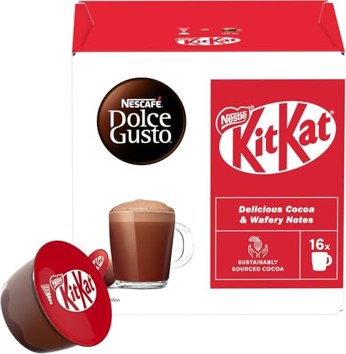 NESCAFÉ DOLCE GUSTO KITKAT Heißer Kakao Kakaokapseln 1er Pack (1 x 16 Portionen) von NESCAFÉ DOLCE GUSTO