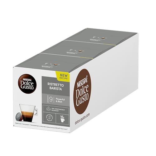 NESCAFÉ DOLCE GUSTO Ristretto Barista 3er Pack (3 x 16 Portionen) von NESCAFÉ DOLCE GUSTO