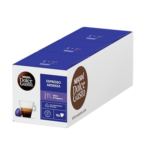 NESCAFÉ DOLCE GUSTO Espresso Ardenza Kaffeekapseln 3er Pack (3 x 16 Portionen) von NESCAFÉ DOLCE GUSTO