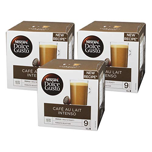 Nescafé Dolce Gusto Café au lait Intenso, Kaffee, Milchkaffee, Kaffeekapsel, 48 Kapseln von NESCAFÉ DOLCE GUSTO