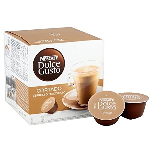 Nescafé Dolce Gusto Cortado Espresso Macchiato 101 G (Packung von 2) von NESCAFÉ DOLCE GUSTO