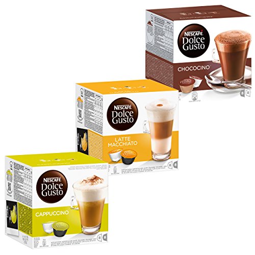 Nescafé Dolce Gusto Cream Collection Kaffee, Kaffeekapsel, 3 Sorten, 48 Kapseln (24 Portionen) von NESCAFÉ DOLCE GUSTO