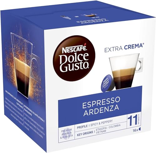 Nescafé Dolce Gusto Espresso Ristretto Ardenza, 3er Pack, Kräftig, Kaffee, Kaffeekapsel, 3 x 16 Kapseln (48 Portionen gesamt) von NESCAFÉ DOLCE GUSTO