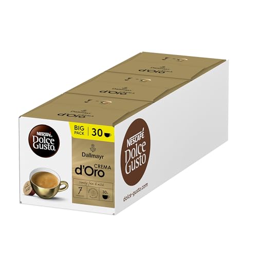 NESCAFÉ DOLCE GUSTO DALLMAYR Crema d'Oro Kaffeekapseln 3er Vorratspack (3 x 30 Portionen) von NESCAFÉ DOLCE GUSTO