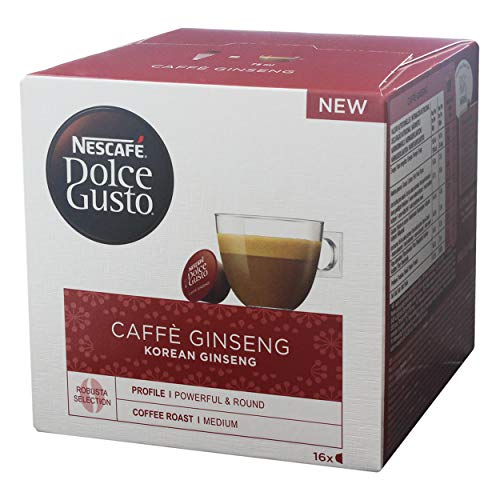 Nescafé Dolce Gusto Caffé Ginseng, Korean Ginseng, Kaffeekapsel, Kaffee, 16 Kapseln von NESCAFÉ DOLCE GUSTO