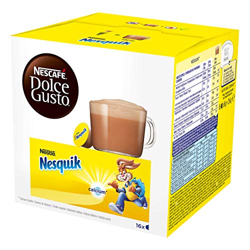 Nescafé Dolce Gusto Nesquik, Kakao, Schokolade, 5er Pack, 5 x 16 Kapseln von NESCAFÉ DOLCE GUSTO