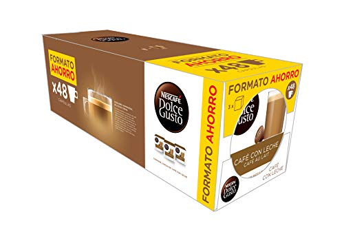 Nescafé Pack 3 x 16 Kapseln Dolce Gusto Kaffee mit Milch Intensity 7 von NESCAFÉ DOLCE GUSTO