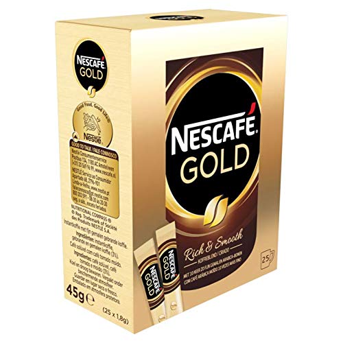 Instant-Kaffeepakete | Nescafé | Gold 25 Stück | Gesamtgewicht 45 Gramm von NESCAFÉ