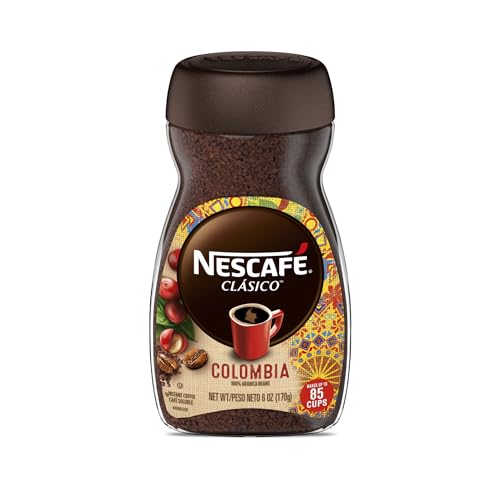 NESCAFÉ CLÁSICO Colombia Medium Roast Instant Coffee, 170.1 g Jar von NESCAFÉ