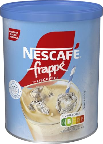 NESCAFÉ Frappé Typ Iced-Coffee, Frappé-Kaffeepulver mit Instant-Kaffee, laktosefrei, koffeinhaltig, 10er Pack (1 x 275g) von NESCAFÉ