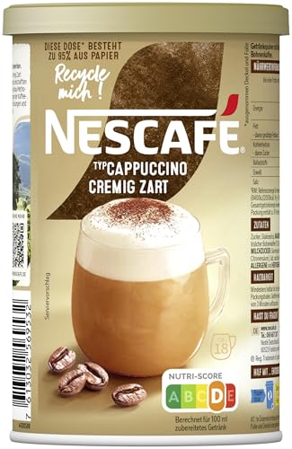 NESCAFÉ GOLD Typ Cappuccino Cremig Zart, Getränkepulver aus löslichem Bohnenkaffee, cremiger Geschmack & intensives Aroma, koffeinhaltig, 1er Pack (1 x 250g) von Nescafé