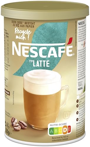 NESCAFÉ GOLD Typ Latte, Getränkepulver aus löslichem Bohnenkaffee, kräftiger Geschmack & intensives Aroma, koffeinhaltig, 1er Pack (1 x 230g) von NESCAFÉ