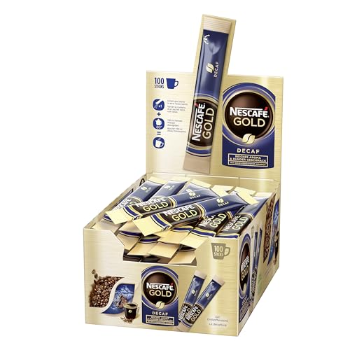 NESCAFÉ Gold entkoffeiniert Sticks | Löslicher Kaffee| 100x2g von NESCAFÉ