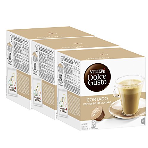 Nescafé Dolce Gusto Kaffeekapseln, 90 Stück, 3 Packungen x 30 Kapseln von NESCAFÉ