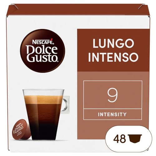 Nescafé Dolce Gusto Lungo Intenso, Kaffee, Kaffeekapsel, 3er Pack, 3 x 16 Kapseln von NESCAFÉ