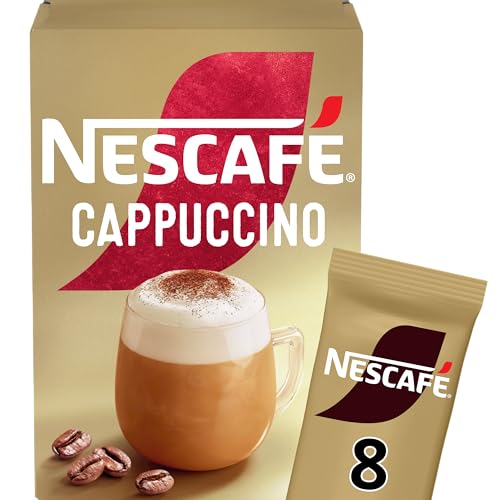 Nescafé Gold Cappuccino Instant-Kaffee, 8 x 15,5 g, 8 Stück (1 Packung) von NESCAFÉ