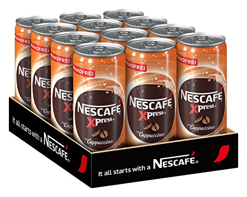Nescafé Xpress Cappuccino, 12er Pack (12 x 250 ml) EINWEG von NESCAFÉ
