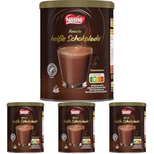 Nestlé Feinste heisse Schokolade, 4er Pack (1x250g) von NESCAFÉ