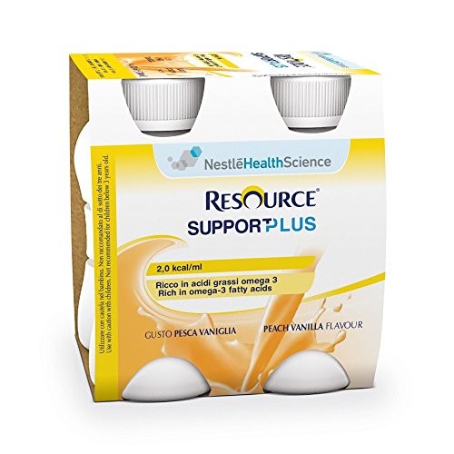 Ressourcen Support Plus Vanilla Peach 4 Packs 200ml von Nestlé