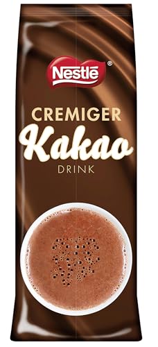 NESTLÉ Cremiger Kakao Drink, kakaohaltiges Getränkepulver für Automaten, 1er Pack (1 x 1kg Beutel) von NESTLE PROFESSIONAL