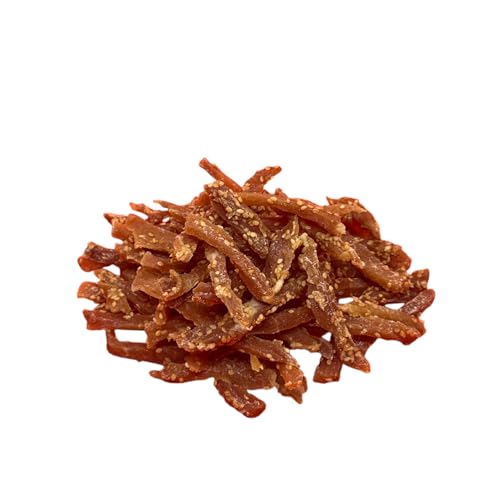 NEW BEER SNACK - Trockenfleisch Snacks - Jerky - Leckerer Knabberartikel aus Schweinefleisch - Pork Jerky Geräuchert und Gewürzt - Fleisch Streifen, Orientalischer Geschmack, 100 g von NEW BEER SNACK