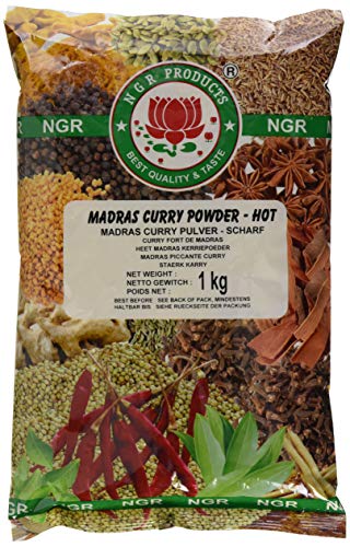 Ngr Currypulver, scharf, 1er Pack (1 x 1 kg Packung) von NGR