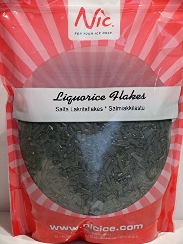 NIC Liquorice Flakes/Salzlakritzflakes, 800 Gramm von NIC