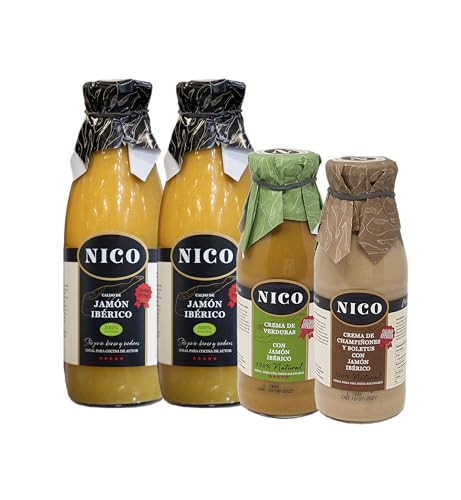 NICO Brühe 750 ml + 2 Stück Cremes 500 ml, 2 Stück von NICO JAMONES