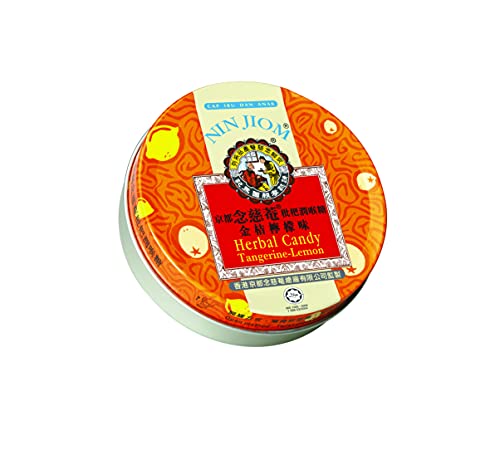 Nin Jiom - Herbal Candy - Tangerine-Lemon Flavor Tin (60 G.) - 3 Tins von NIN JIOM