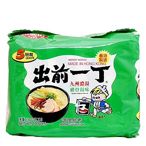 Nissin Demae Iccho Ramen Kyushu Tonkotsu Geschmack 100g (5 Stück) von NISSIN