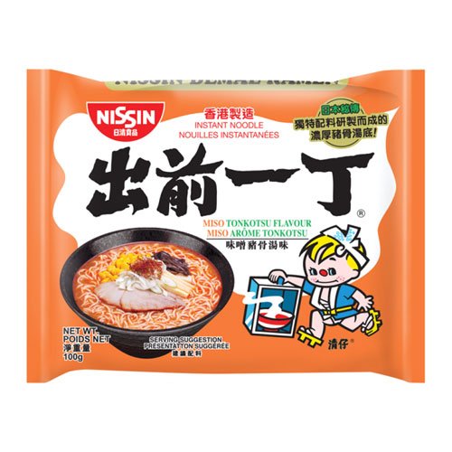Nissin Instant Noodles Miso Tonkotsu Geschmack – 30 Packungen von NISSIN