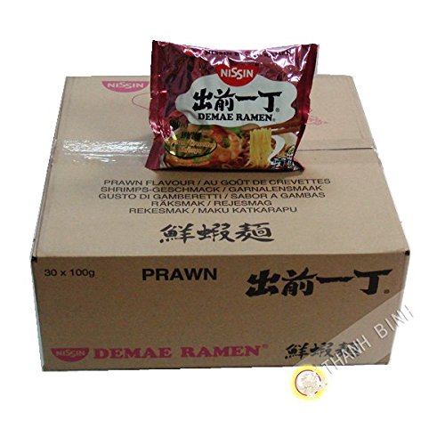 Suppe, nudeln Demae Ramen garnelen-NISSIN-karton-30x100g Ungarn von NISSIN