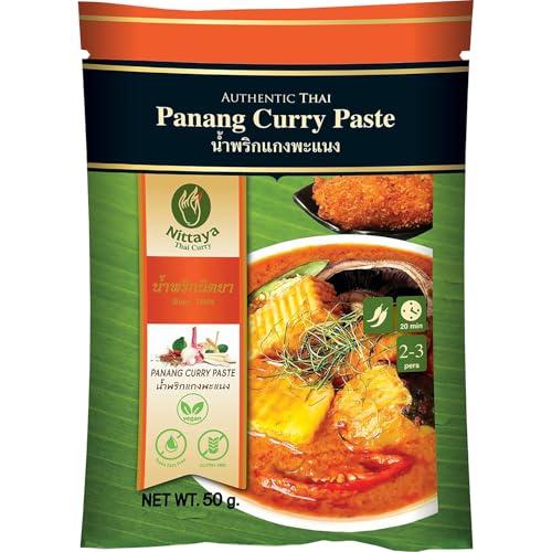 NITTAYA - Panang Currypaste (Vegan) - (1 X 400 GR) von NITTAYA