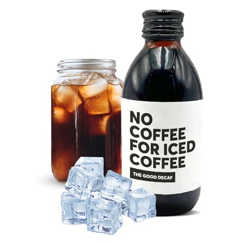 No Coffee® Kaffee Konzentrat für Eiskaffee ohne Zucker (200ml) | Cold Brew Coffee 30-fach konzentrierter Premium Decaf | Iced Coffee | Kaffeekonzentrat zuckerfrei | Eiskaffee zuckerfrei von NO COFFEE THE GOOD DECAF