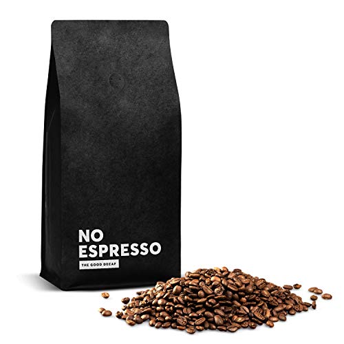 No Coffee® – No Espresso Premium Bio Espresso Bohnen entkoffeiniert (1kg) | Espresso entkoffeiniert mit Wasser | Espresso koffeinfrei schmeckt wie dein Lieblingskaffee | Kaffeebohnen koffeinfrei von NO COFFEE THE GOOD DECAF