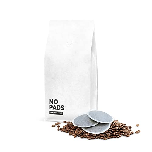 No Coffee® No Pads Premium Bio Kaffeepads entkoffeiniert (20 Stk.) | Senseo* Kompatibel | Mit Wasser entkoffeinierte Kaffeepads | Espresso Pads | Koffeinfreier Kaffee Pads | Kaffee koffeinfrei von NO COFFEE THE GOOD DECAF