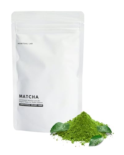 Ceremonial Matcha - Reines Matcha Pulver aus Japan - Ceremonial Grade - Original Matcha Grüntee - Erste Ernte - 100% Natürlich und Laborgeprüft - 100g von NORITUAL LAB