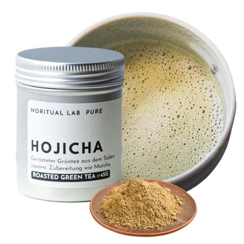 Premium Hojicha aus dem Süden Japans - Geröstetes Premium Grüntee Pulver - Roasted Green Tea - Zubereitung wie Matcha (45g) von NORITUAL LAB